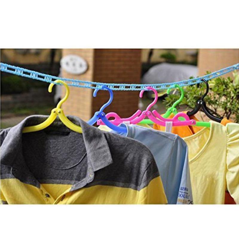 Buy Clothesline Drying Nylon Rope with Hooks - Home Improvement - Home  Utilities and Organizers - eLookCart
